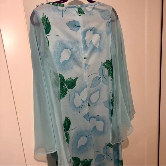 Unique, gorgeous vintage (1960s-70s) maxi dress - Picture 10 of 11